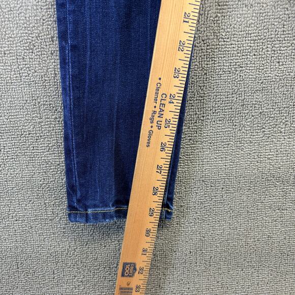 BKE Jeans Women 25x 31.5 Blue Denim Payton Mid-Rise Skinny Universal Fit Stretch - Picture 8 of 11